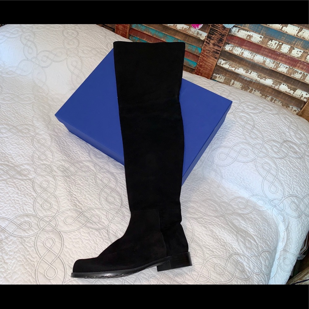 NEW STUART WEITZMAN Hilo Suede OverThe Knee Boot 9 - Picture 7 of 16